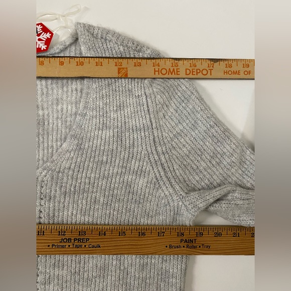 Liz Claiborne scarf knit Pointelle sweater tunic dress women’s size - Picture 11 of 14